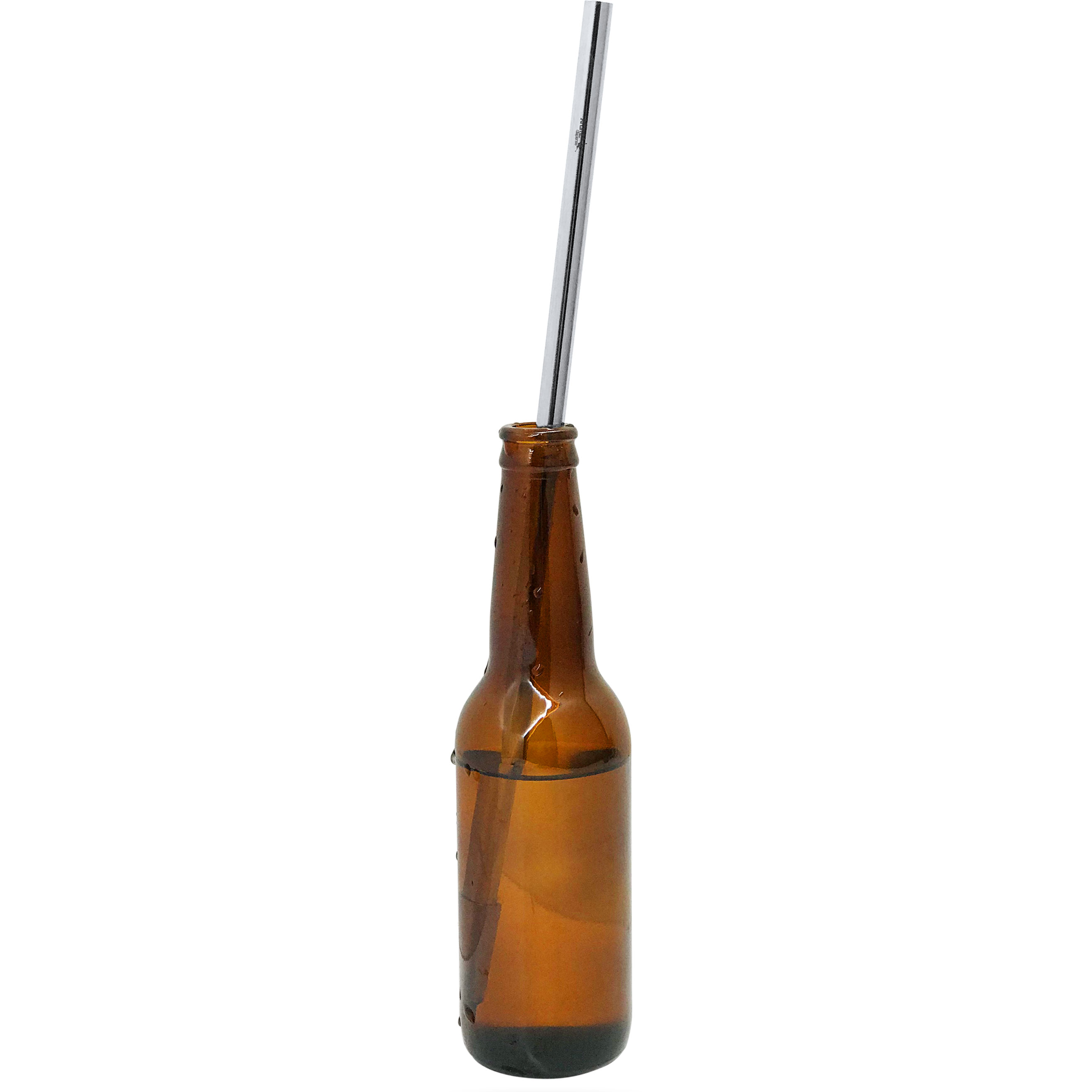 Stainless bottle filler 3/8" with spring - 2