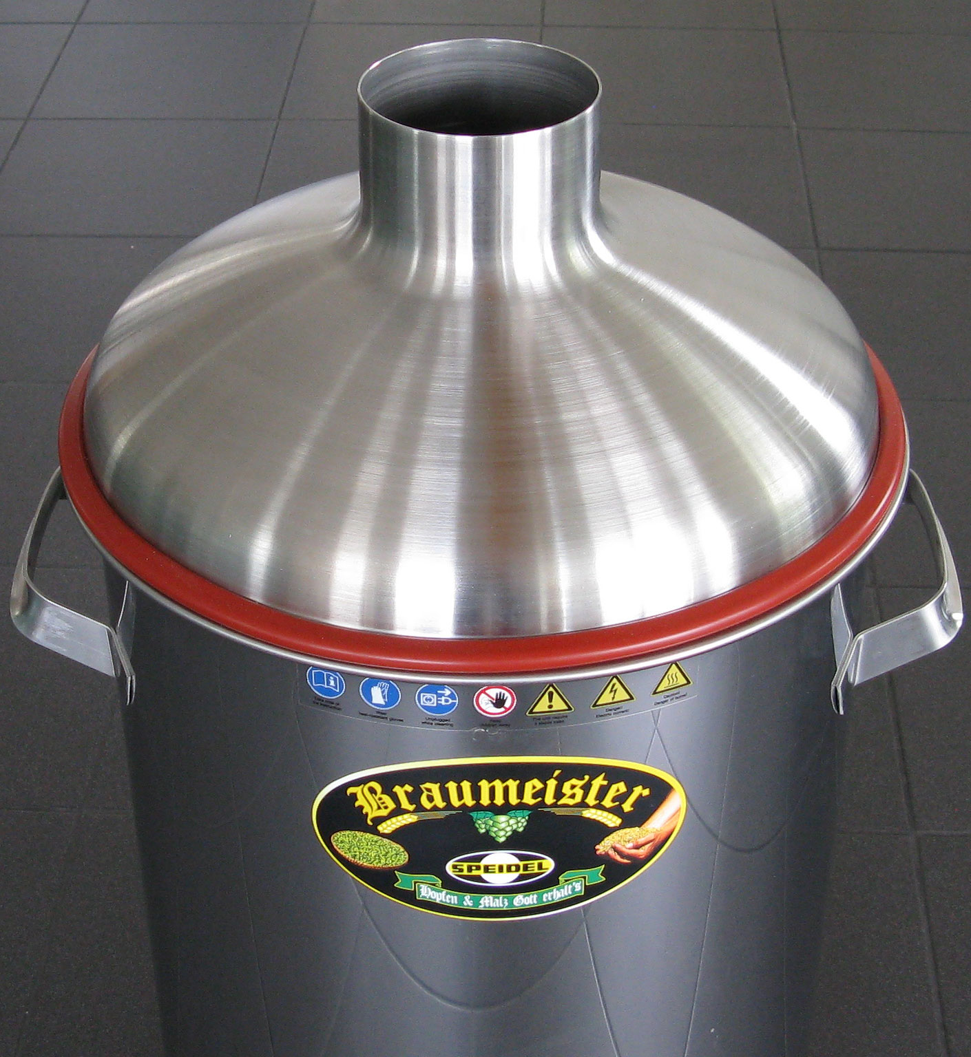 Rostfri huva till Braumeister 10 l - 3