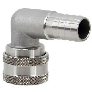 Snabbkoppling QD hona - 17 mm nippel, vinkel - 3