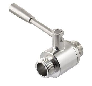 Kulventil 3/4", rostfri