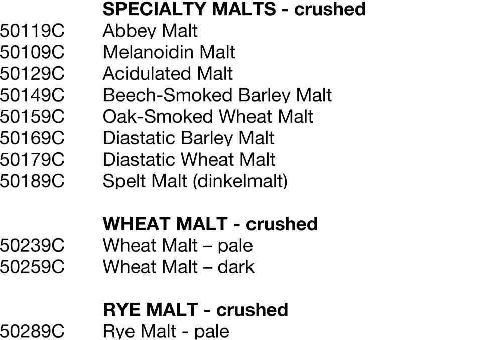 blandad helpall krossad malt, 33 säckar, direkt från Weyermann  - 3