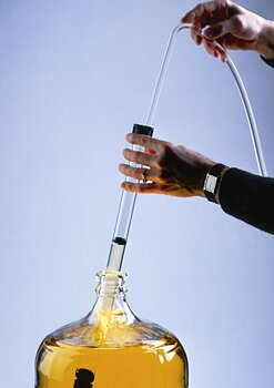 Pumphävert Auto-Siphon med PVC-slang