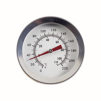 rustfrit termometer 30 cm