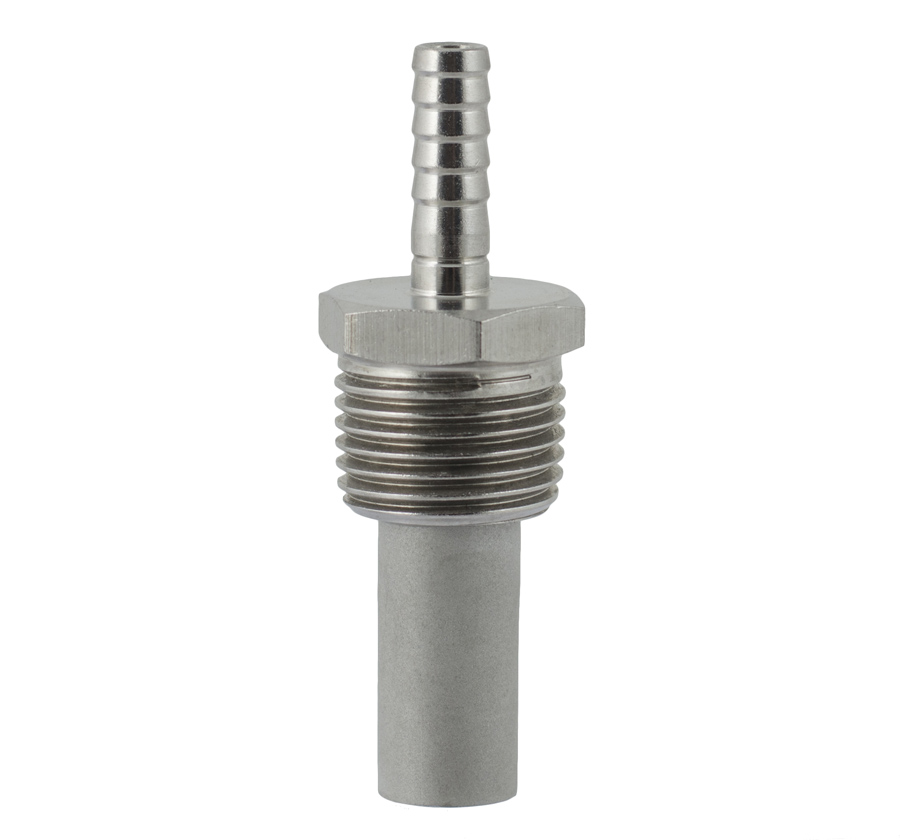diffusionssten med gevind - 1/2" MPT - 0,5 μm - 3
