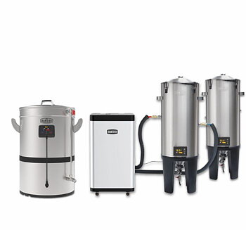 Grainfather G40 +  Glycol Chiller GC2 + 2 Stk. Conical Fermenter GF30