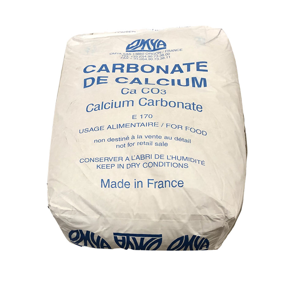 Kalciumkarbonat (CaCO3), livsmedelskvalitet, E170, 25 kg