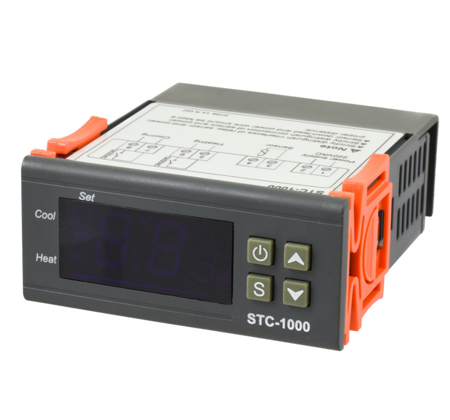 Digital Temperature Controller STC-1000 Thermostat Calibration Sensor Probe 