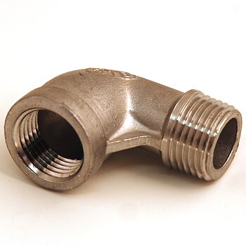 Vinkelkoppling 90° 1/2" FPT - 1/2" MPT