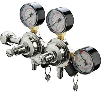 Dubbel kolsyreregulator premium