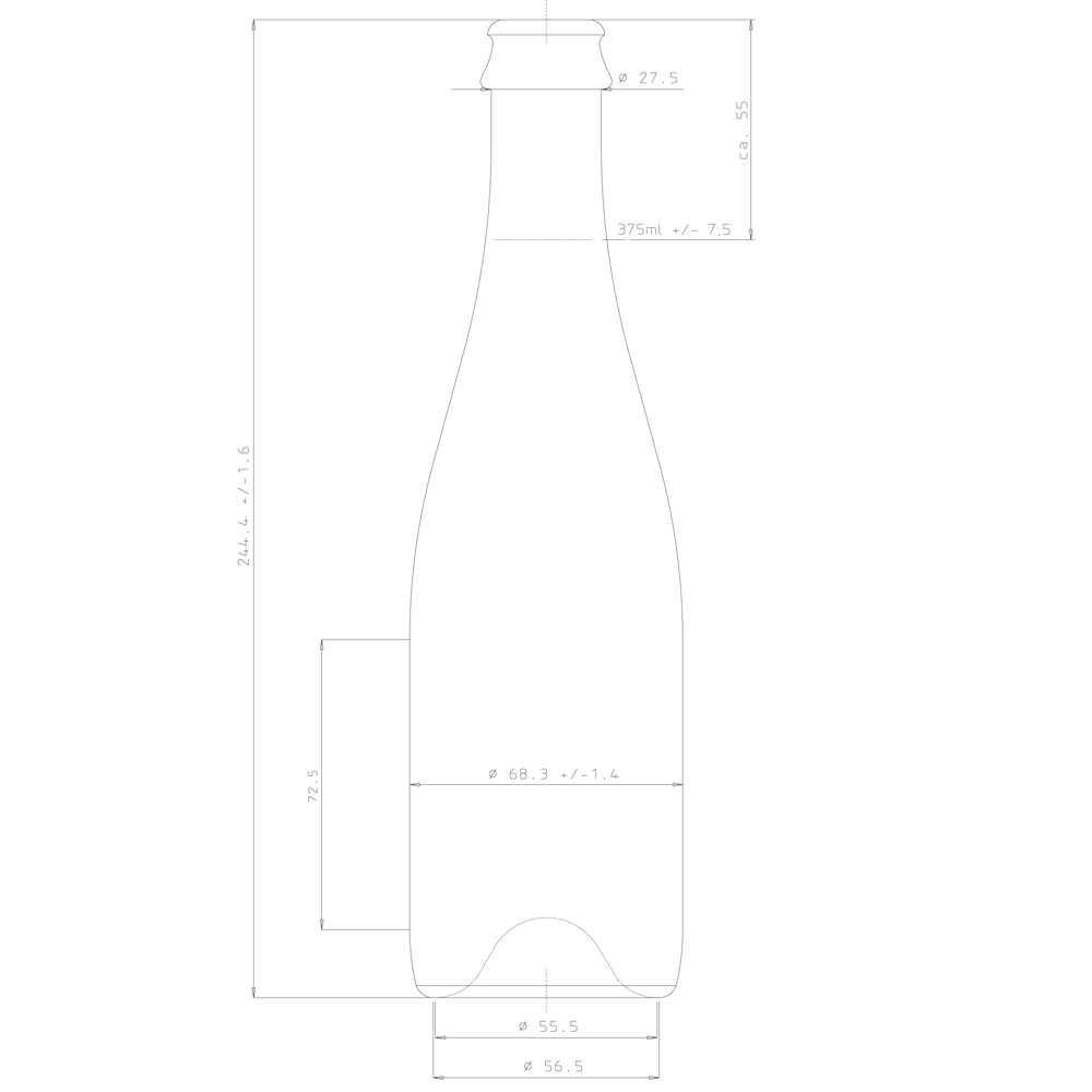 flaske Geuze 37,5 cl, 15 stk - 2