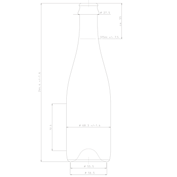 flaske Geuze 37,5 cl, 15 stk