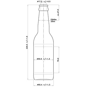 Longneck bottle 33 cl, pallet (3249 pcs) (Sollentuna)