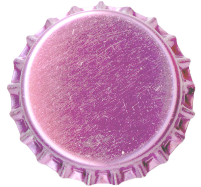 Purple metallic bottle caps, 250 pcs - 2