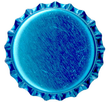 cyan-metalliske kapsler, 250 stk