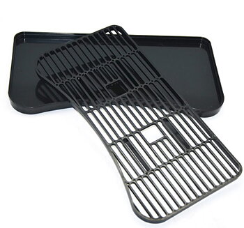 Curved plastic drip tray 31 cm