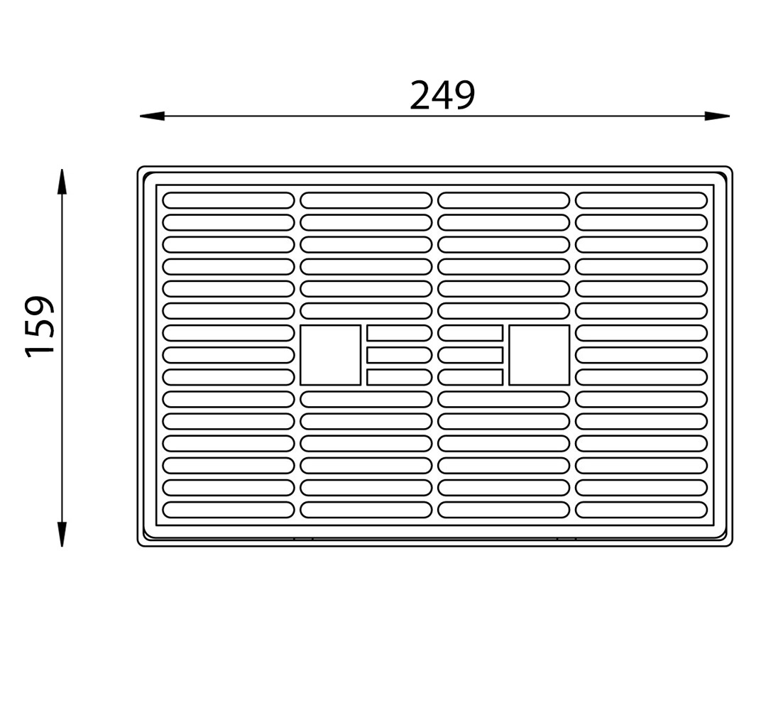 Plastic drip tray 25 cm - 3