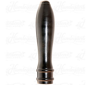 Black wooden tap handle 15 cm