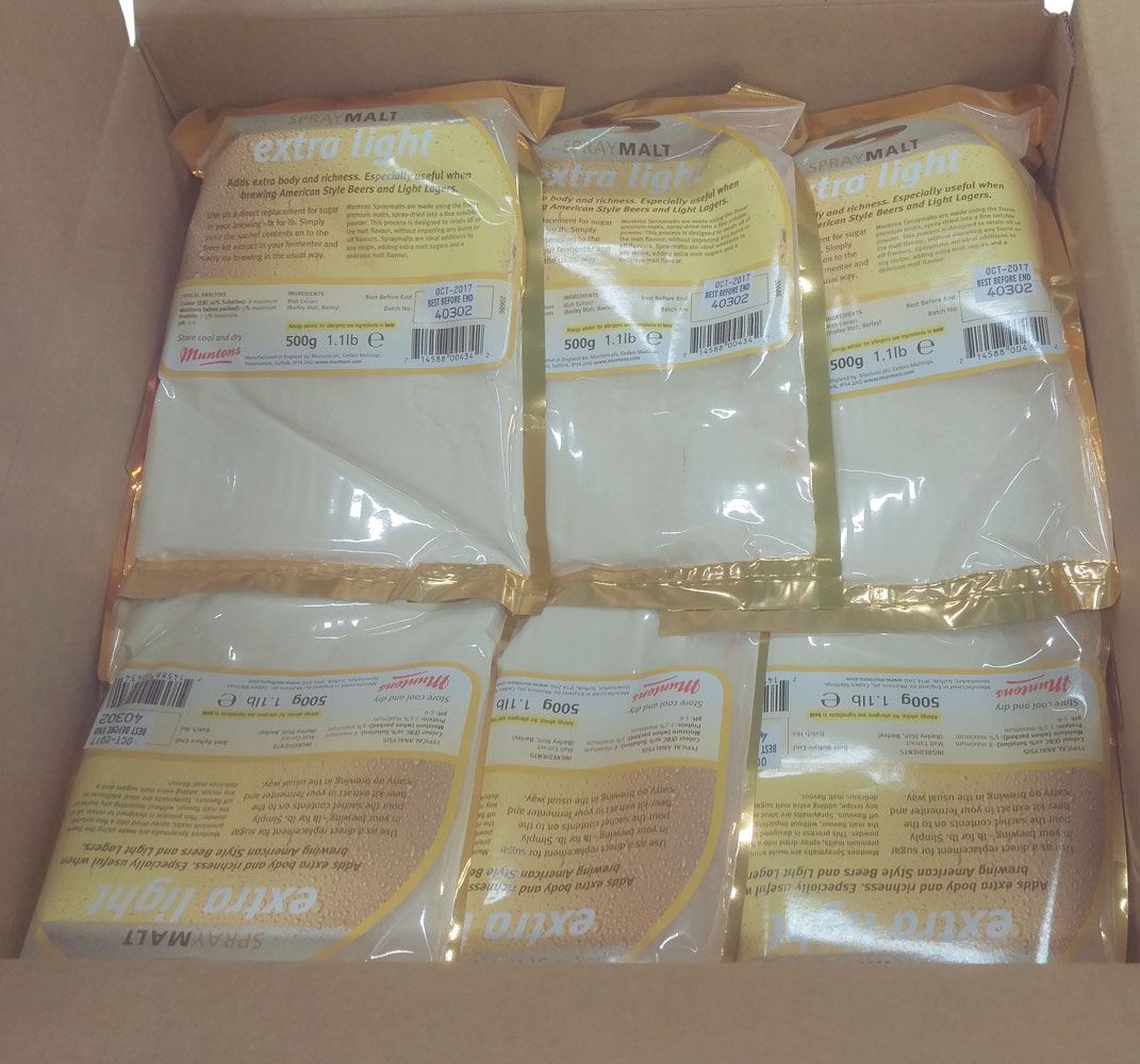 Muntons - Spray Malt Extra Light 25 Kg - EBC 8