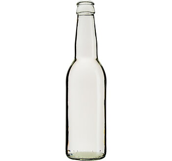 flaske Longneck klart glas 33 cl, 30 stk