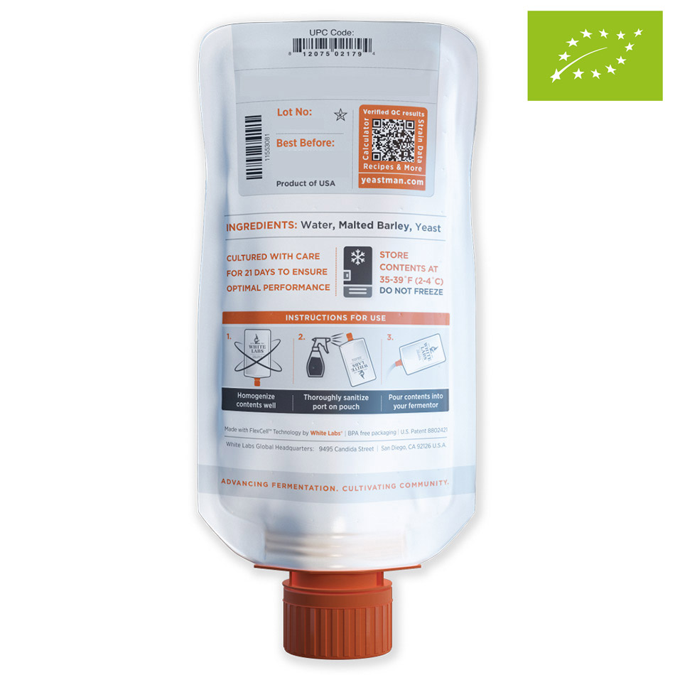 Dry English Ale (White Labs WLP007 Organic), SALE - 2