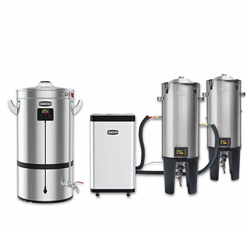 Grainfather G70² +  Glycol Chiller GC2 + 2 Stk. Conical Fermenter GF30