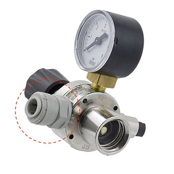 Push-in fitting 3/8" - 1/8" BSP