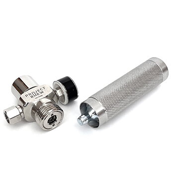 Beer Gas Mini Regulator, 1/4" FFL