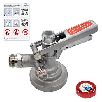 KeyKeg fatkoppling SS316