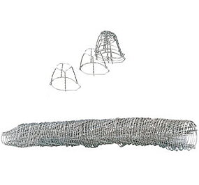Champagne wire cage, 100 pcs