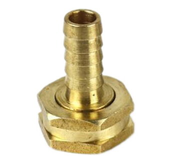 3/4" GHT hun - 12 mm nippel (messing)