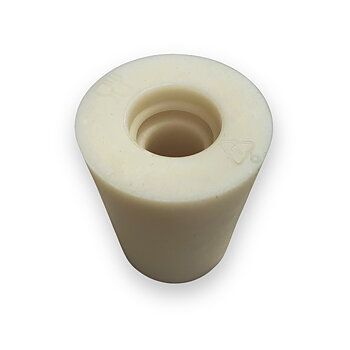 Synthetic stopper 30/23 mm, with hole