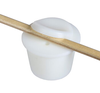 Silicone bung 43/37 mm, vented