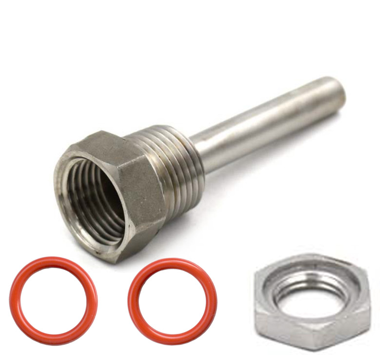 Dykrör med genomföring 150 mm, 1/2" FPT - 2