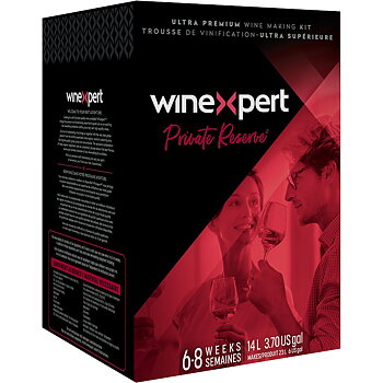 Stag’s Leap Merlot, California Winexpert Private Reserve vinsats med druvskal