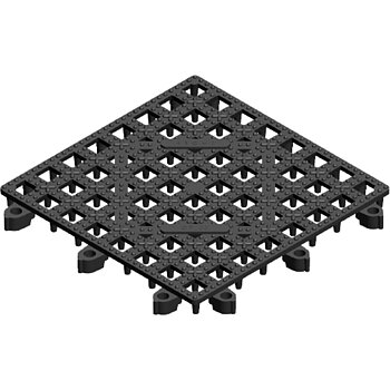 Interlocking drying mat 154 x 154 mm