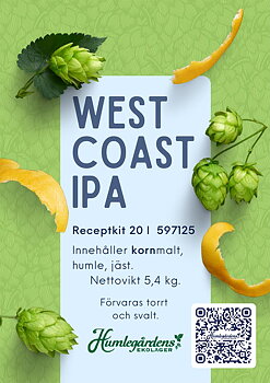 West Coast IPA recipe kit 20 l