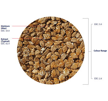 Flaked Torrefied Barley (Crisp), 25 kg