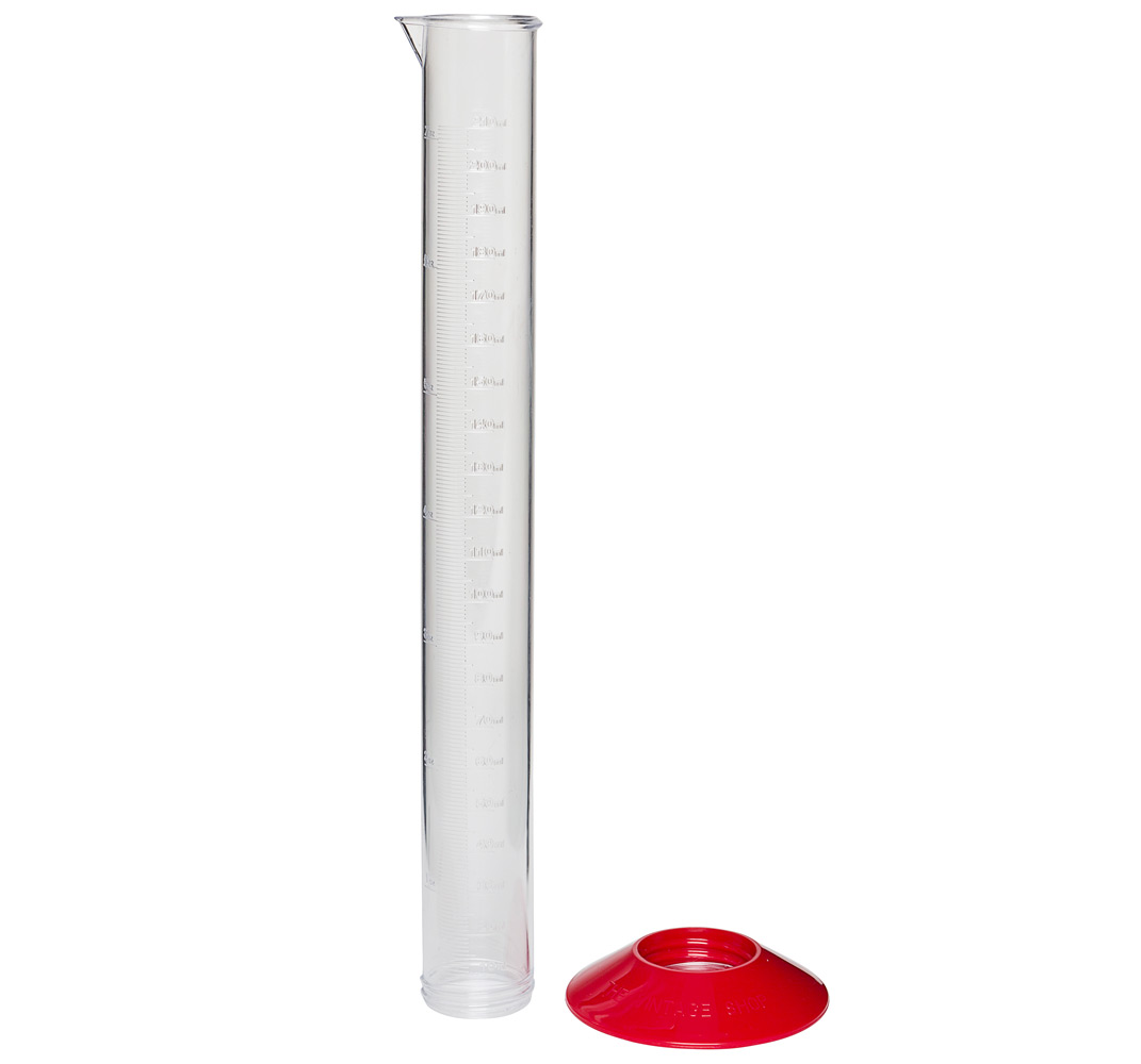 Plastic test jar 210 ml - 3