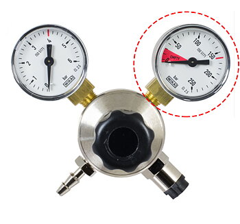 manometer højtryk til r­e­g­u­l­a­t­o­r
