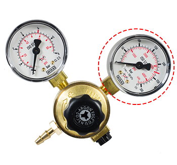 manometer højtryk til r­e­g­u­l­a­t­o­r