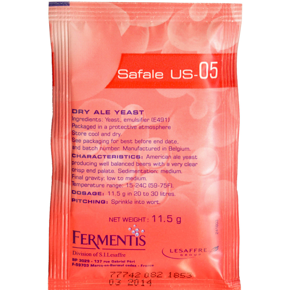 Fermentis Safale US 05 11.5 g Humleg rdens Ekolager