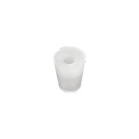Silicone stopper 22/17 mm, with hole