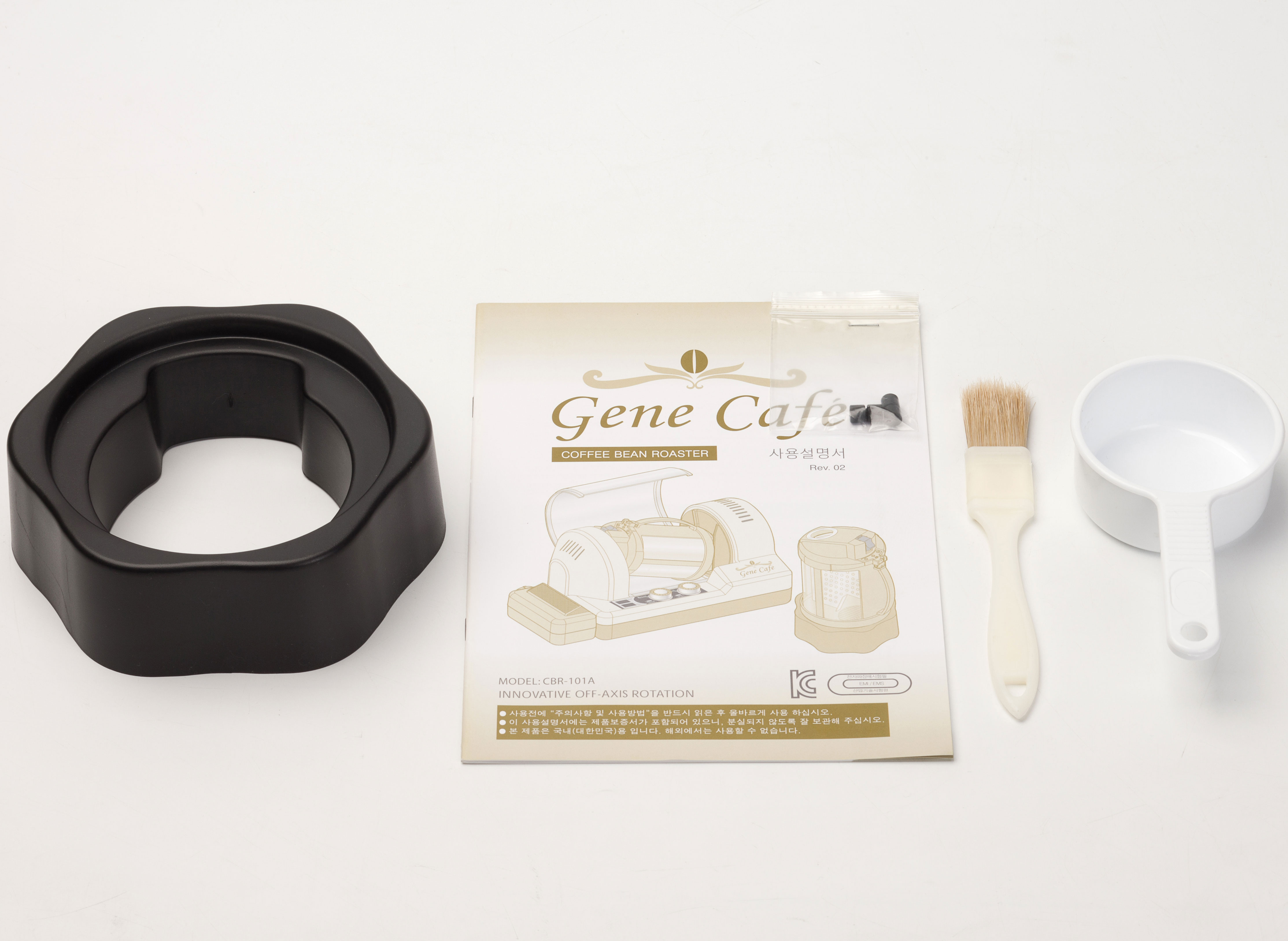 gene cafe drum roaster black