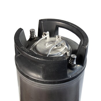 Draft Beer System with a Used 19 l Ball-Lock Keg