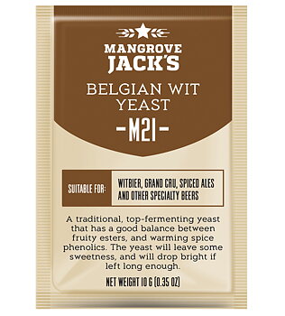 10-pack, Belgian Wit (Mangrove Jack's M21) 10 g