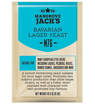 10-pack, Bavarian Lager (Mangrove Jack's M76) 10 g
