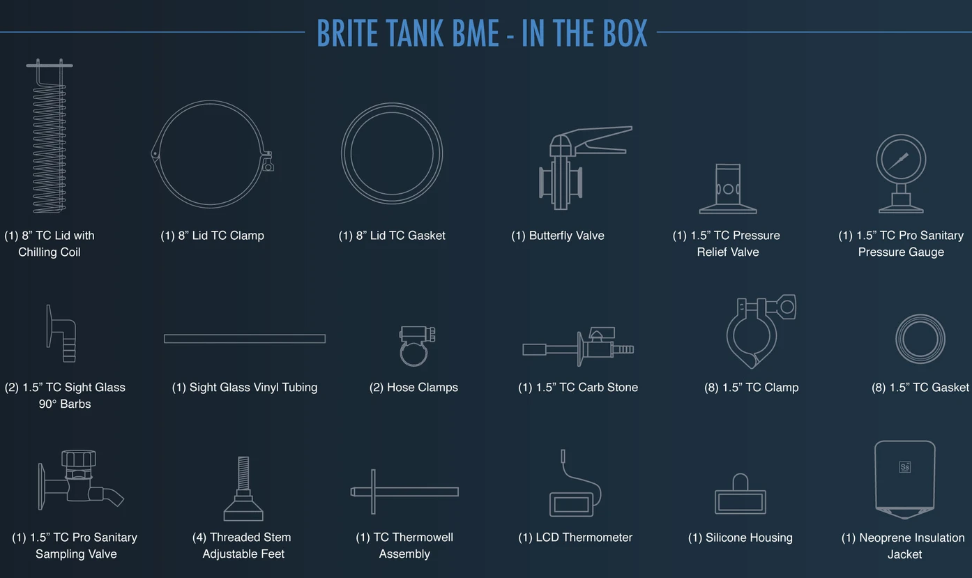 BrewMaster Brite Tank 142 l - 5