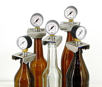 manometer for bottle - crown cap