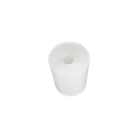 Silicone stopper 38/31 mm, with hole - 2