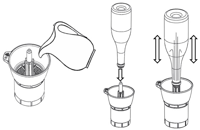 Bottle Rinser For Sanitation, Mini - 4